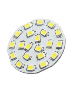 12V G4 baksidepinner 3W 21 SMD2835 led pære, varmhvit