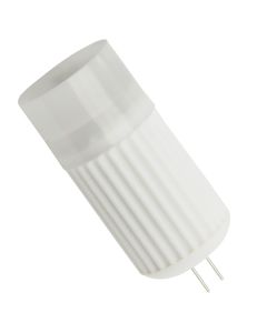12V G4 rundtlysende 3,0W 3 SMD led pære, keramisk,  varm