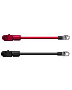 Batterikabel sett rød/sort ES08 M8 ringterminal 2x1,5m