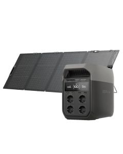 EcoFlow DELTA 3 med 220W Solcellepanel