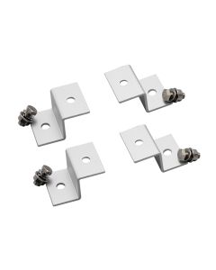 Enkle festebraketter, sølv