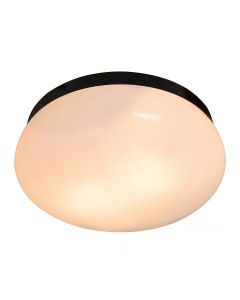 12V &amp; 230V Foam taklampe, sort