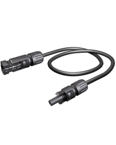 Strømkabel 1x6mm², Solarkabel MC4 skjøtekabel, 1m