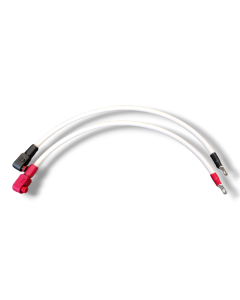 Batterikabel ES08 M8 ringterminal 2x25mm², 50cm