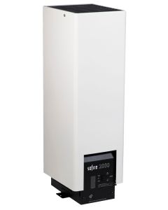 Safire 2000B - Ring hytta varm - diesel og olje ovn, hvit