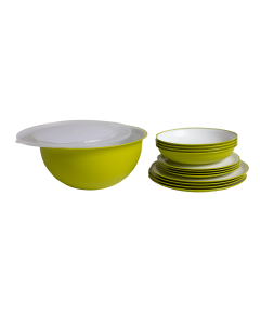 Omada Sanaliving servisesett, 14 deler, Grønn