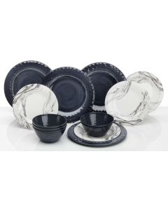 Marble servisesett, 12 deler