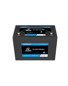 Lithium Batteri: LiFePO4 12V 100Ah, S-Series, Topband