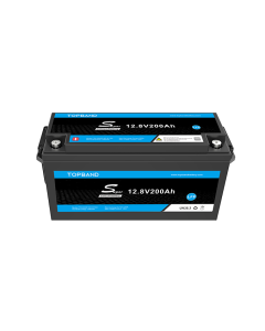 Lithium Batteri: LiFePO4 12V 200Ah, S-Series, Topband
