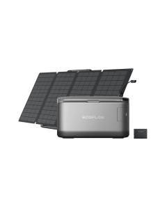 EcoFlow Glacier Classic, 55L kj&oslash;l og frys med batteri og solcellepanel