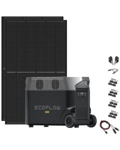 Solcellepakke 230V - EcoFlow DELTA Plug &amp; Play