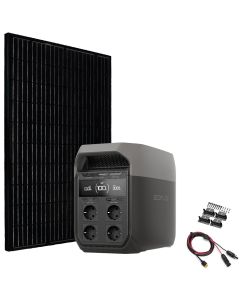 EcoFlow DELTA 3 med 360W solcellepanel