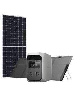 EcoFlow DELTA 3 Classic med solcellepanel