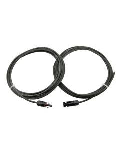 Strømkabel 1x6mm², Solarkabel 2x30m med MC4 plugg