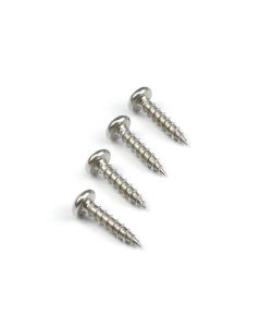 Rustfri treskrue med kulehode A4 4,2 x 19 mm, 100pk
