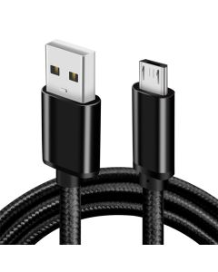 USB-A til micro-USB 2m, sort