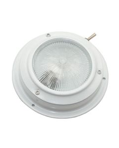 12V  Lampe 4,5&quot; Minidome, hvit