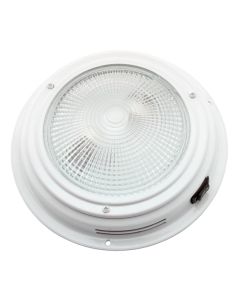 12V  Lampe 7&quot; Superdome, hvit