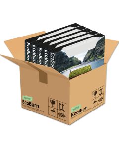 Kartong med Ecoburn poser til forbrenningstoalett, 2500
