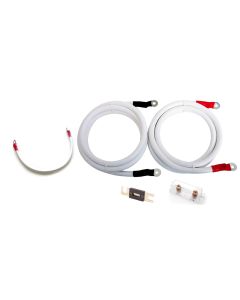 Batterikabel med sikring og holder (ANL), 2x25mm², 1,5m (bund)