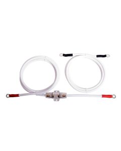 Batterikabel med sikringholder (AGU), 2x25mm², 1,5m