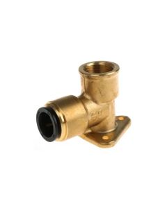 JG Hurtigkopling 15mm Veggfeste 1/2&quot;, messing