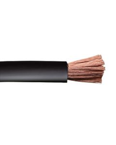 Strømkabel 1x100mm², pris pr meter, sort