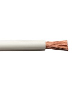Strømkabel 1x25mm², pris pr meter, hvit
