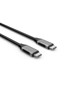 USB-C til USB-C kabel 1m, sort