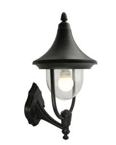 Vintage utelampe PL1605S-BK, sort
