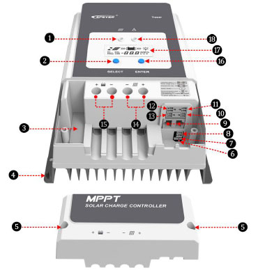 EP Solar 60 100A spec