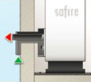 Safire 3800A veggjennomforing